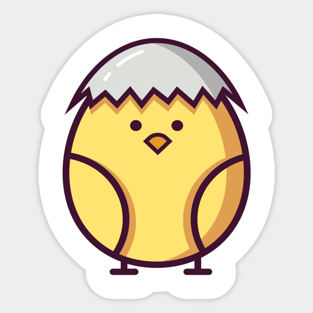 sweet chick Sticker by derE